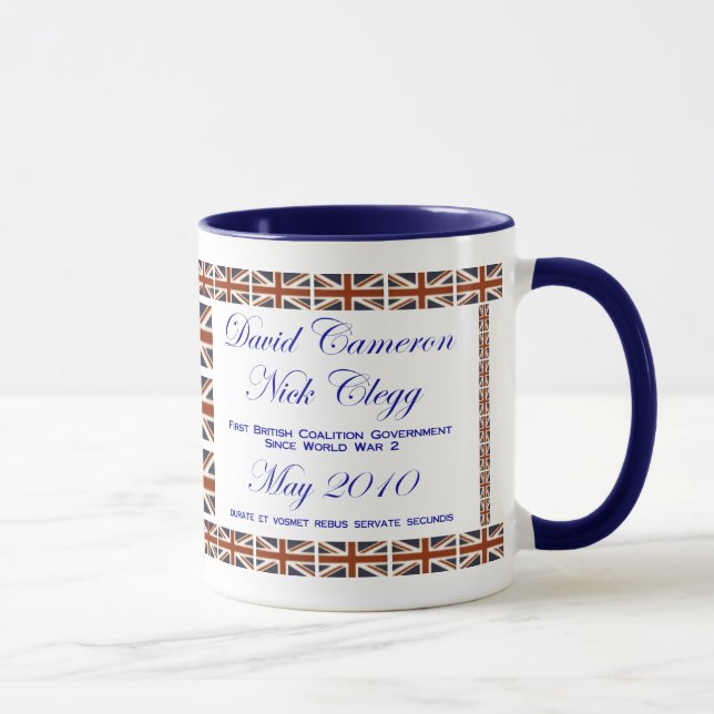 Tasse Coalition de ~ de Nick Clegg de ~ de David Cameron (Droite)