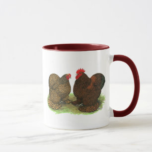 Tasse Cochins : à tôle dorée