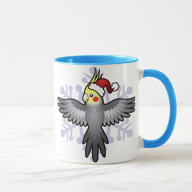 Tasse Cockatiel de Noël (Droite)