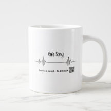 Tasse Code de Chanson de Son personnalisée-Voix Pe