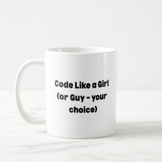 Tasse 'Code Like a Girl' – Stärkendes Geschenk für