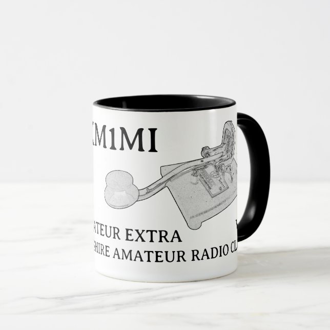 Tasse Code Morse (Devant droit)