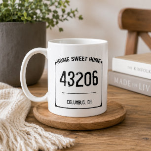 Tasse Code Postal Maison Douce Ferme