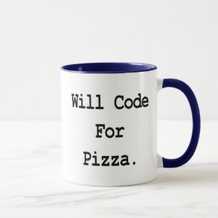 Tasse coderai pour pizza