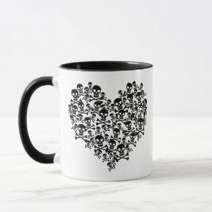 Tasse Coeur crâne