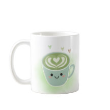 Tasse Cœur de Latte Matcha Sourire
