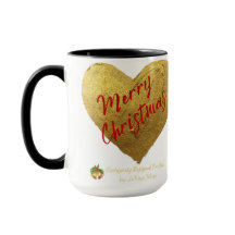 Tasse coeur de Noël Jevays Combo