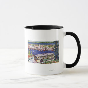 Tasse Coeur du terrain de jeu À feuillage persistant