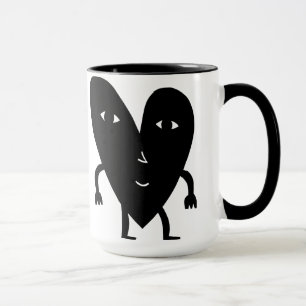 Tasse Coeur heureux de soleil de bonheur