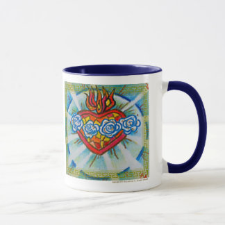 Tasse Coeur impeccable sacré de Mary : Priez pour nous