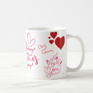 Tasse Cœur Love You – Saint-Valentin romantique 