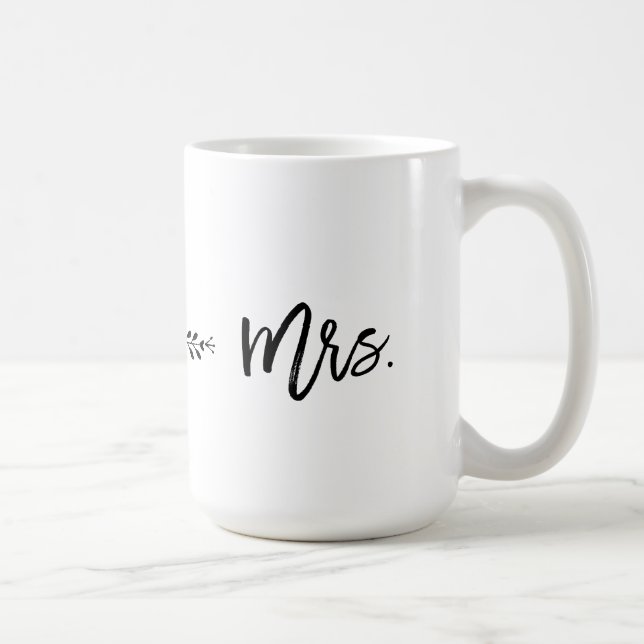 Tasse Coffee: Scripted Schriftart with Black (Rechts)
