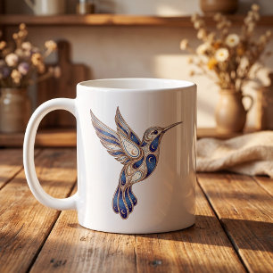 Tasse Colibri Céleste Luxe Ligne d'Art