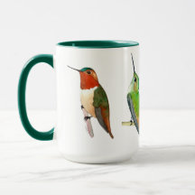 Tasse Colibris Verts