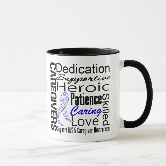 Tasse Collage de travailleurs sociaux de SAL (Droite)