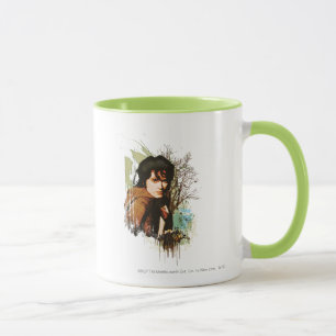 Tasse Collage de vecteur de médias mélangés de FRODO