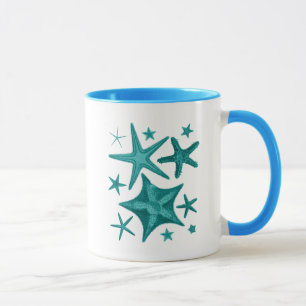Tasse Collection verte 2 d'étoiles de mer