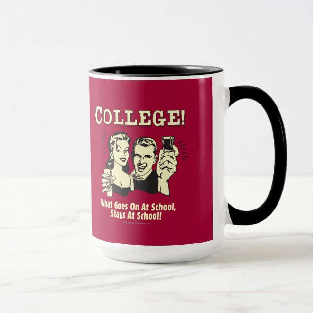 Tasse College : Ce Qui Se Passe Dans Les Séjours Scolair (Droite)