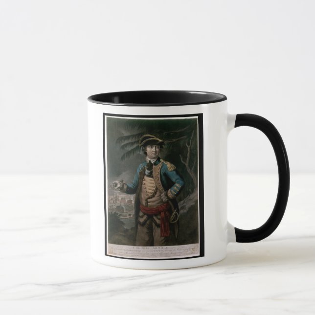 Tasse Colonel Benoît Arnold, pub. Londres, 1776 (Droite)