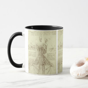 Tasse Colonne vertébrale de l'anatomie humaine de Léonar