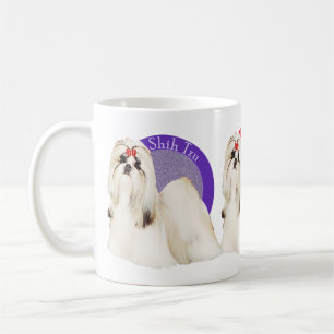 Tasse colorée de Shih Tzu
