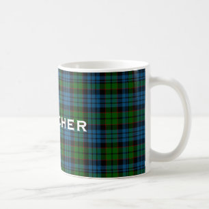 Tasse colorée élégante de plaid de tartan de
