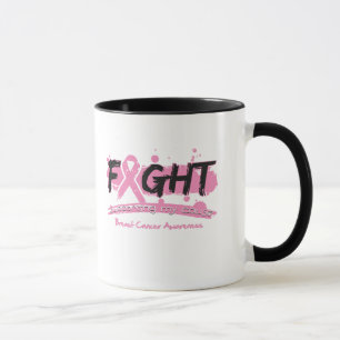 Tasse COMBAT de cancer du sein soutenant ma cause