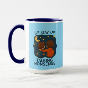 Tasse Combo Ciel de Nuit Amitié Mignonne