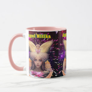 tasse combo colorée, tasse de design numérique 3D,