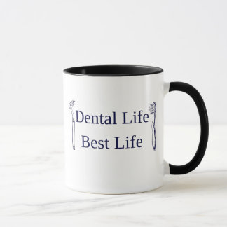 Tasse combo Dental Life Best Life noire