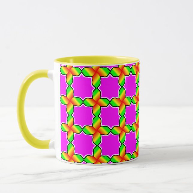 Tasse Combo Design Numérique Vibrant (Gauche)
