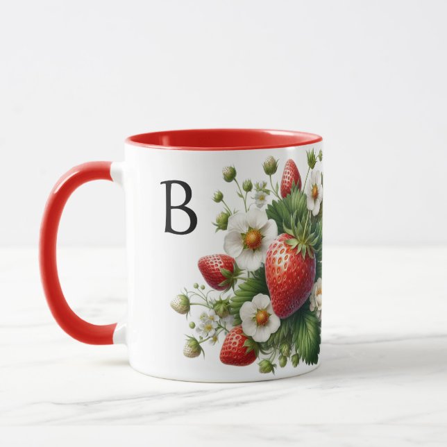 Tasse Combo Monogram Fraise Fruit (Gauche)