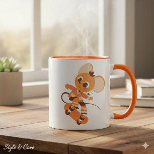 Tasse Combo Souris de Skateboard - Audacieuse et L