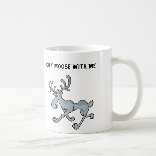 Tasse comique d'orignaux (Droite)