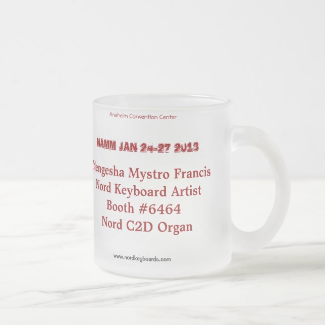 Tasse commémorative de Mystro Namm 2013 (Droit)