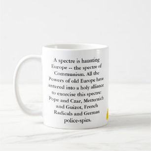 Tasse communiste de manifeste