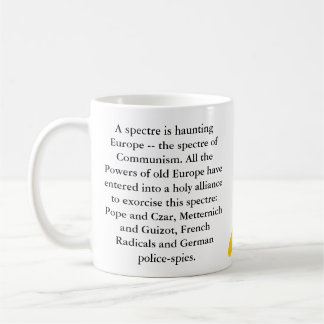 Tasse communiste de manifeste
