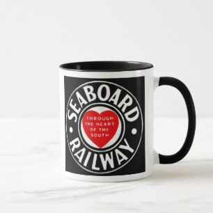 Tasse Compagnie aérienne de littoral logo ferroviaire de