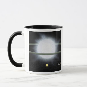 Tasse Comparaison de la taille d'une étoile hypergiant