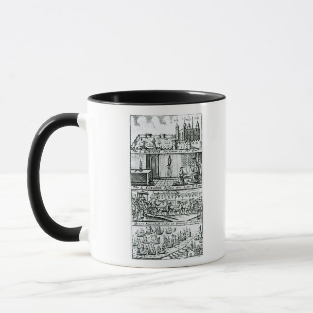 Tasse Complot papal, 1588 (Gauche)