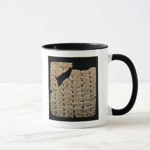 Tasse Comprimé avec le manuscrit cunéiforme, d'Uruk