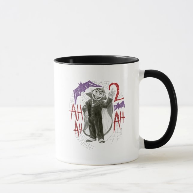 Tasse Comte von Count dessin au trait noir et blanc (Droite)