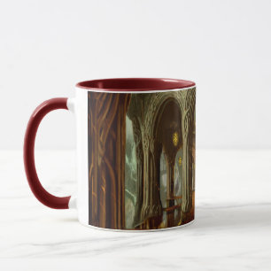Tasse Concept de pièce de trône de royaume de région