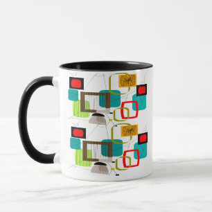 Tasse Conception abstraite inspirée par l'énergie atomiq