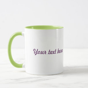Tasse Conception d'art pop amateur de chèvre violette pe