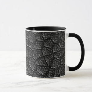 Tasse Conception d'asphalte noir