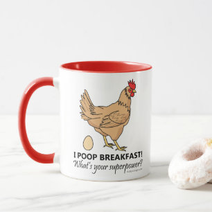 Tasse Conception drôle de petit déjeuner de dunettes d