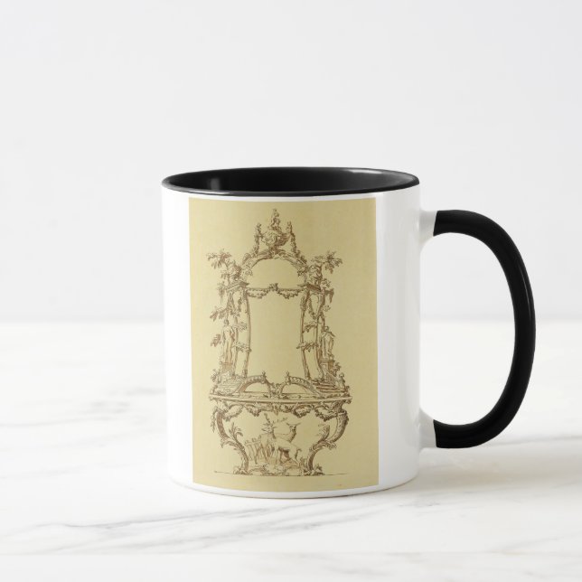 Tasse Conception pour un Tableau de console (lavage de (Droite)