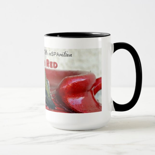 Tasse Conception rouge #111 de boue de club (Droite)