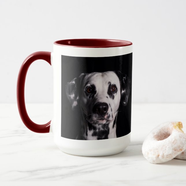 Tasse Concours dalmatien de photo de GWDC (Avec donut)